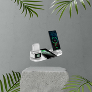 Chargeur sans fil compatible avec tous types de téléphones, airpods et montres connectées